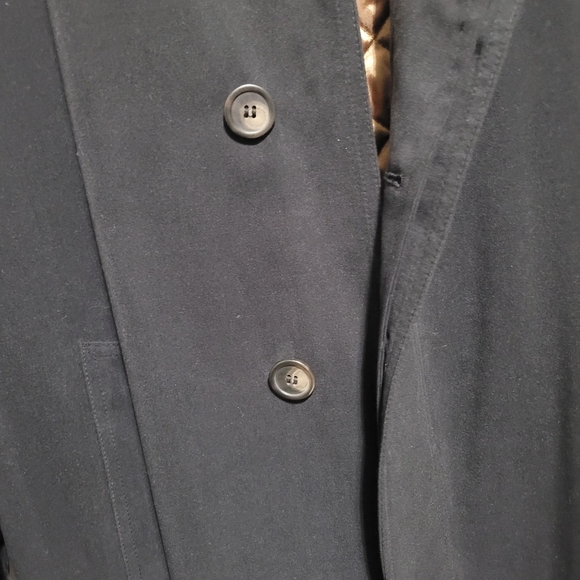Ralph Lauren blue label mens black trench coat - Picture 8 of 15